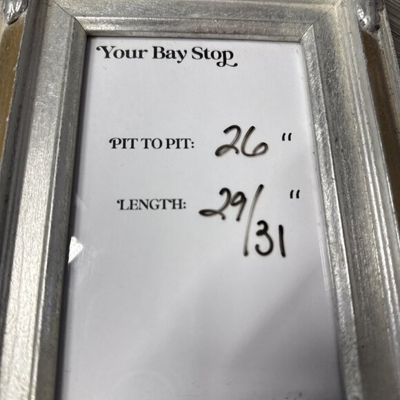 Belle by Kim Gravel Tunic Top 1X Plus Blue Paisley 3/4 Sleeve Stretch Pullover - Picture 6 of 7